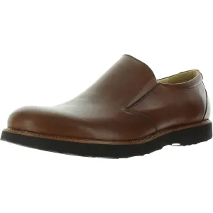 Mens Stretch Leather Slip-on Shoes
