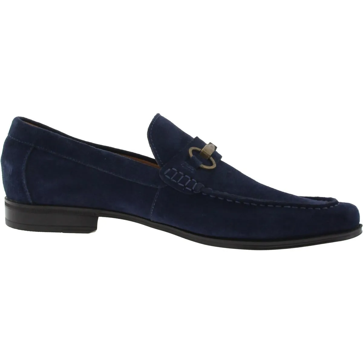 Mens Suede Flat Loafers