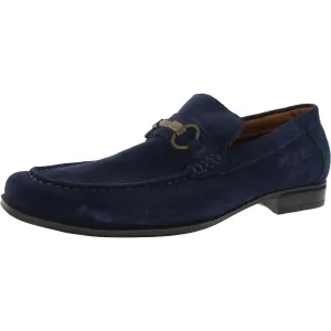 Mens Suede Flat Loafers