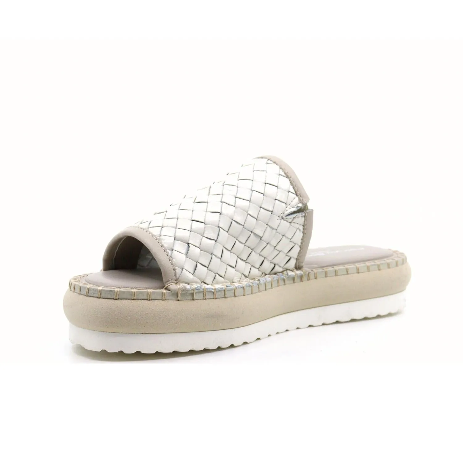 Men's Tai Woven Slip-Ons In Panna