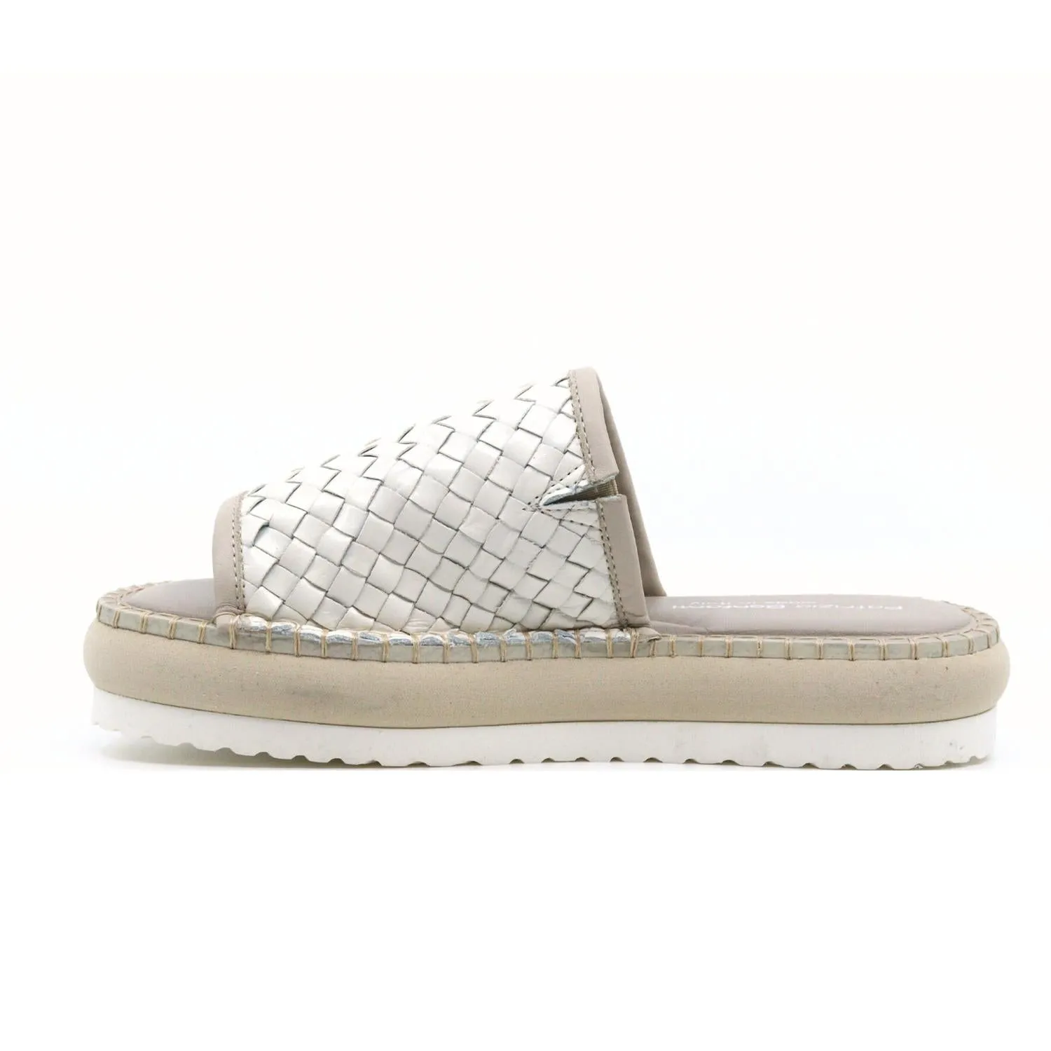 Men's Tai Woven Slip-Ons In Panna