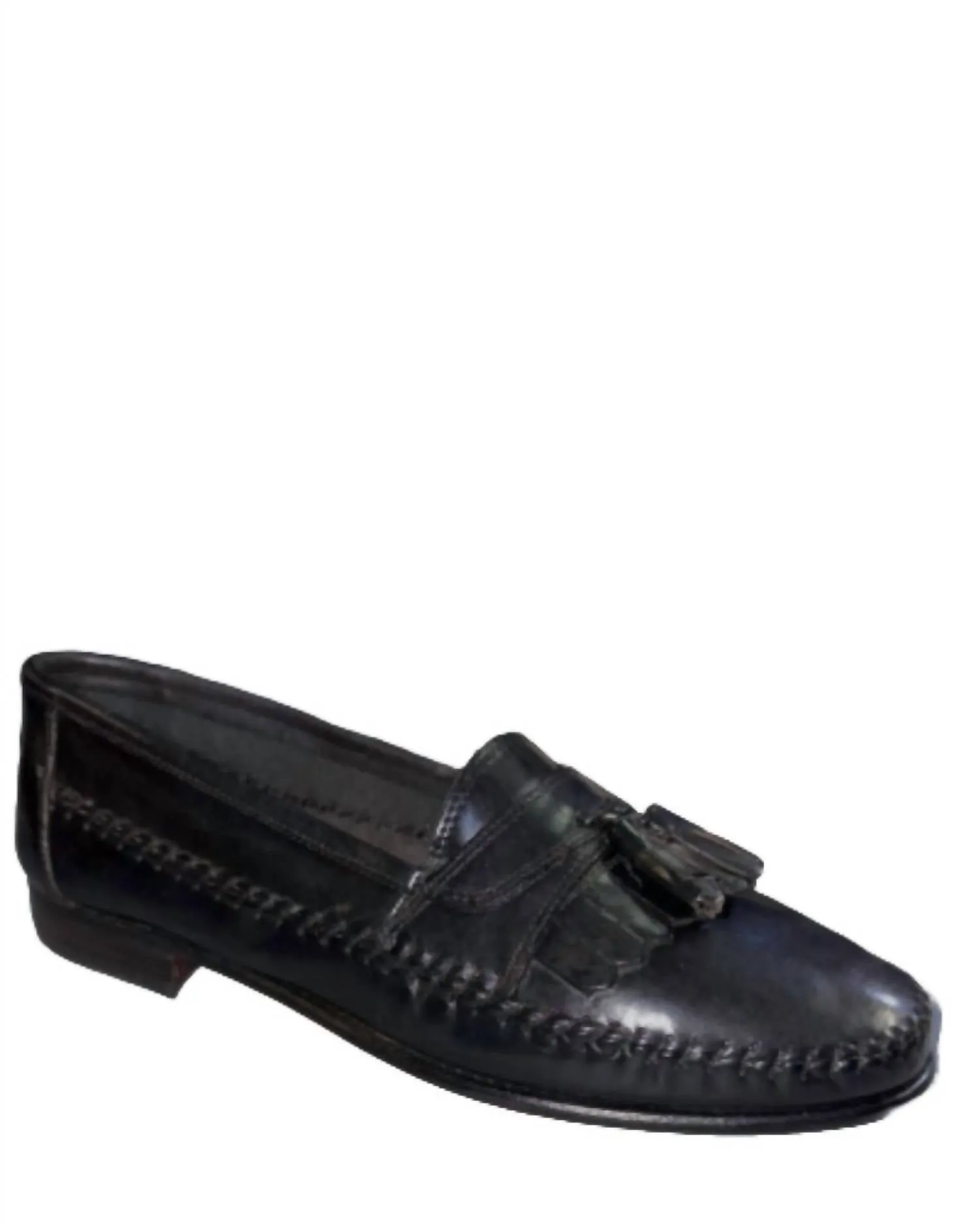 Men's Tassel Slip On Loafer In Black