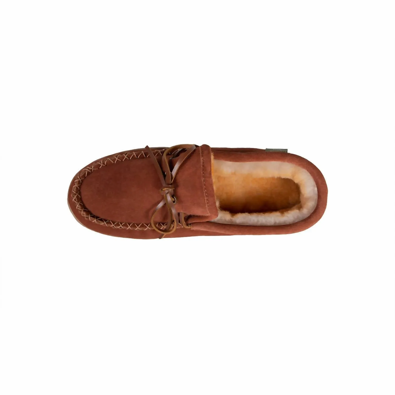 Men's Trekker Sheepskin Moccasins In Chestnut