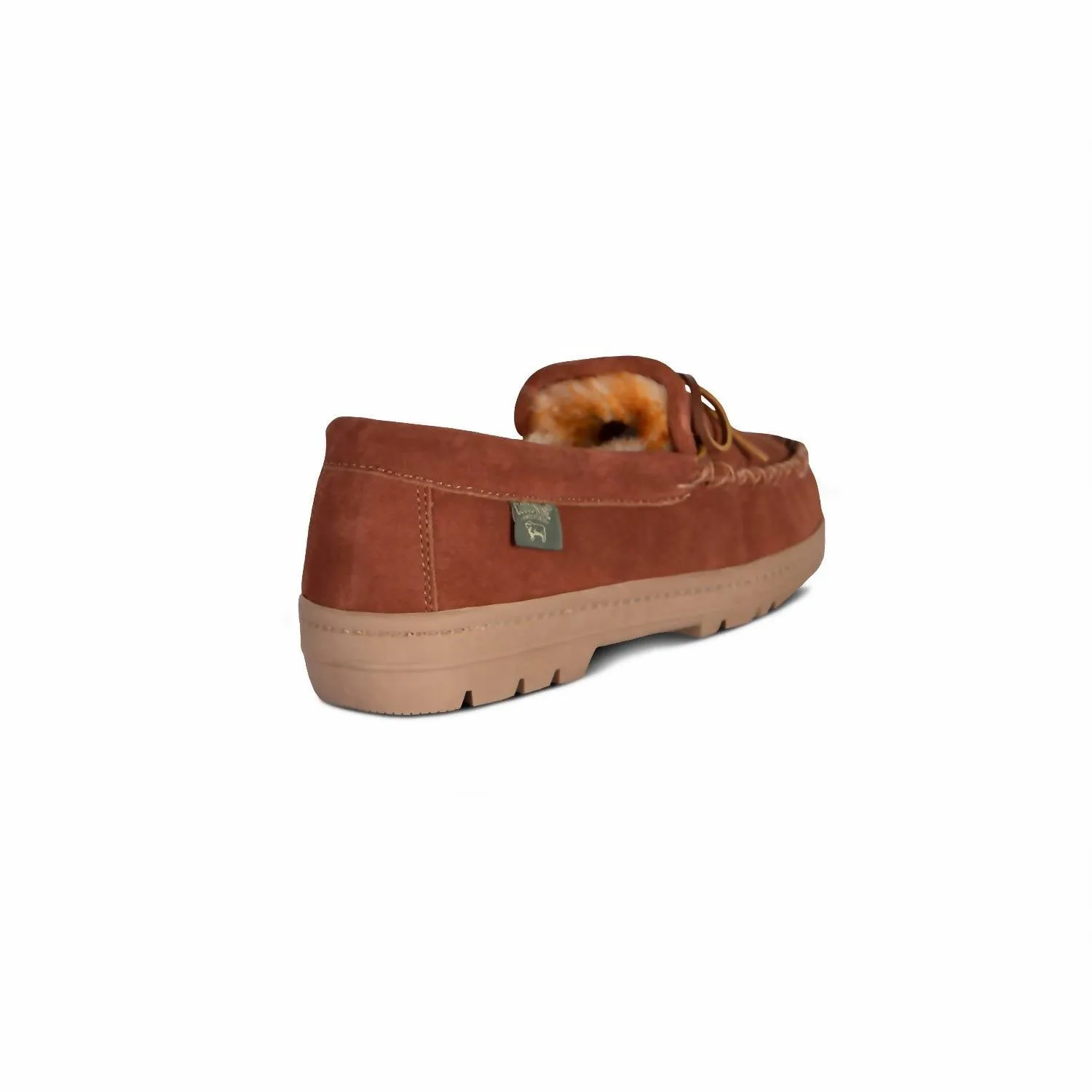 Men's Trekker Sheepskin Moccasins In Chestnut