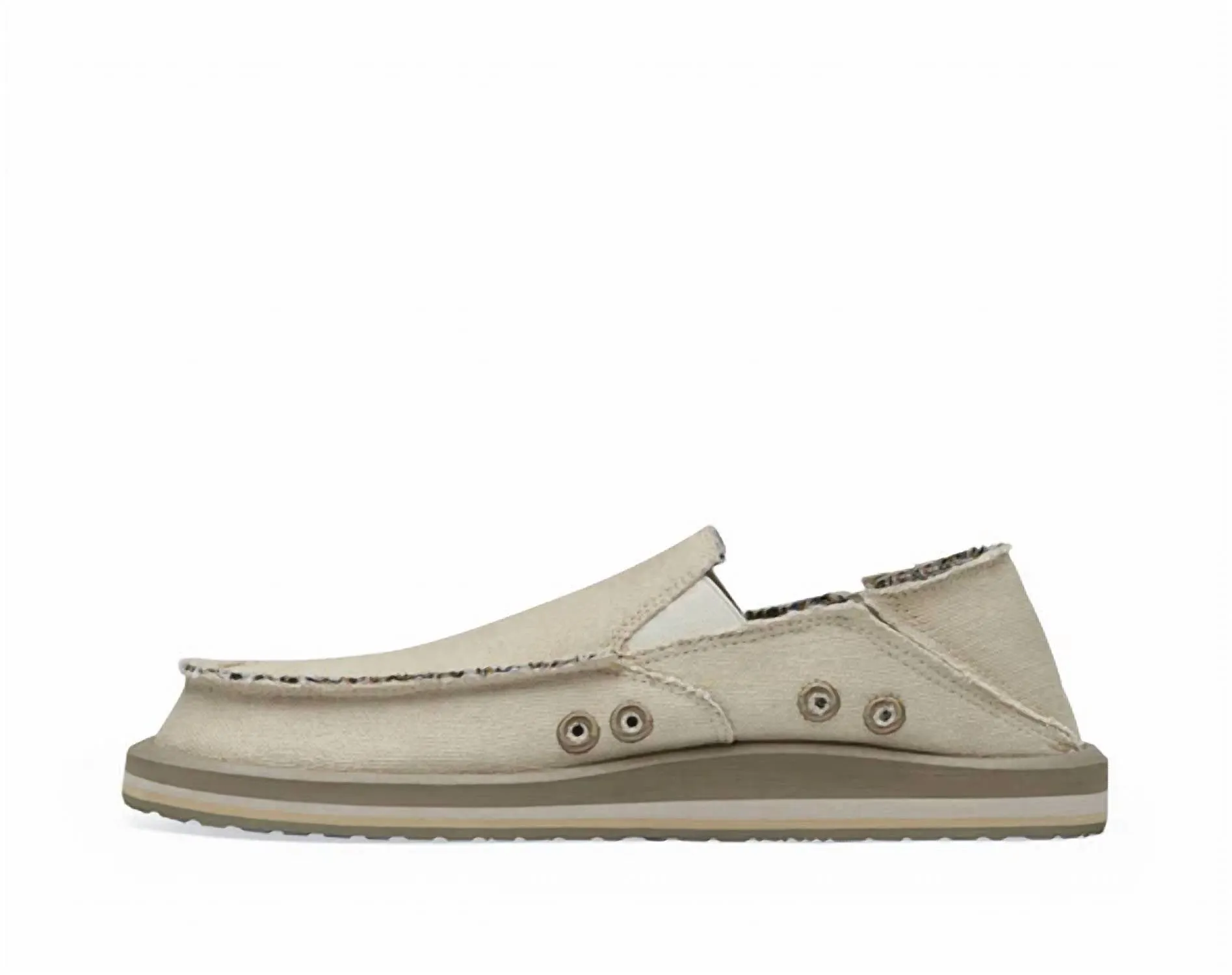 Men's Vagabond Slip On In Natural Hemp