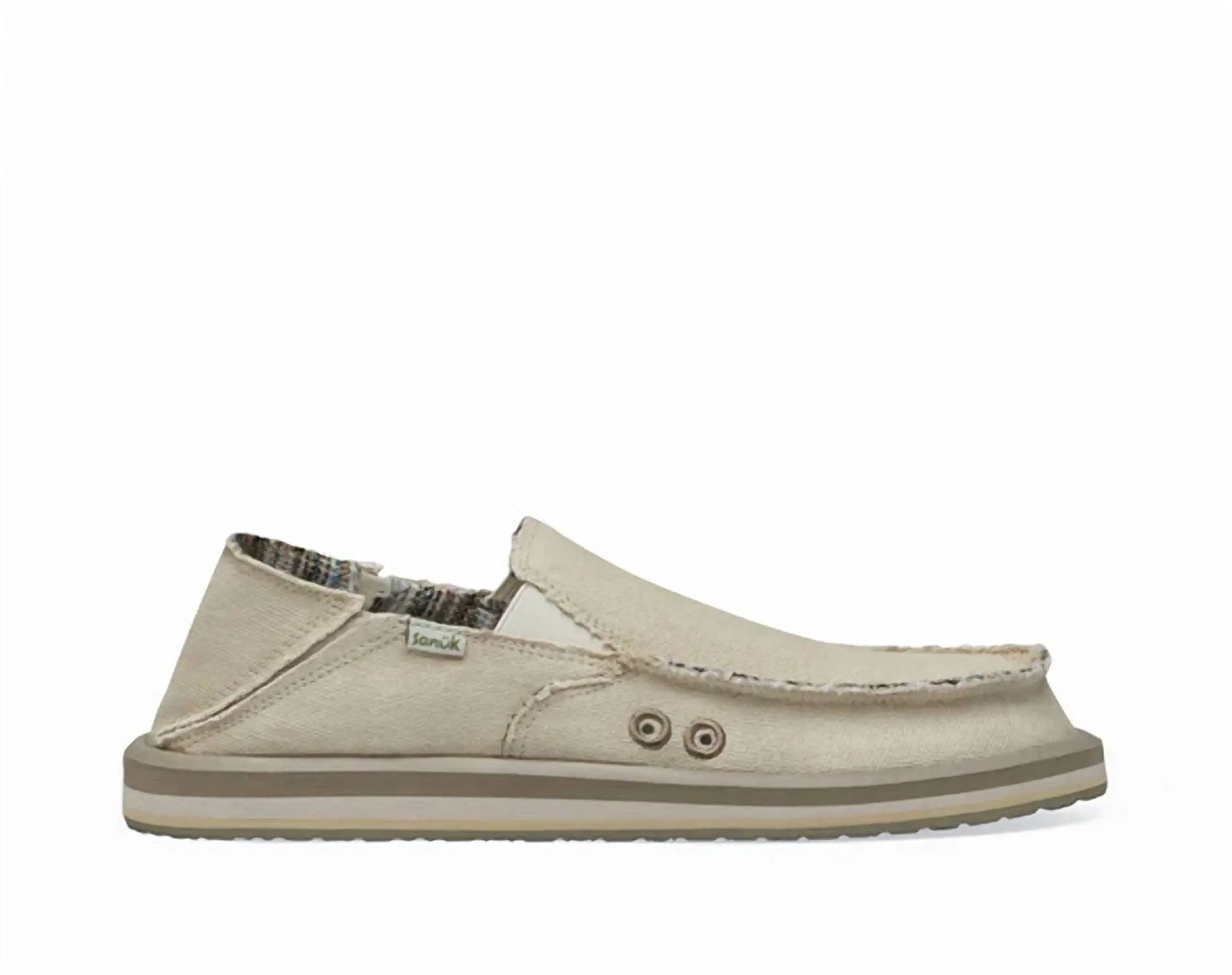 Men's Vagabond Slip On In Natural Hemp