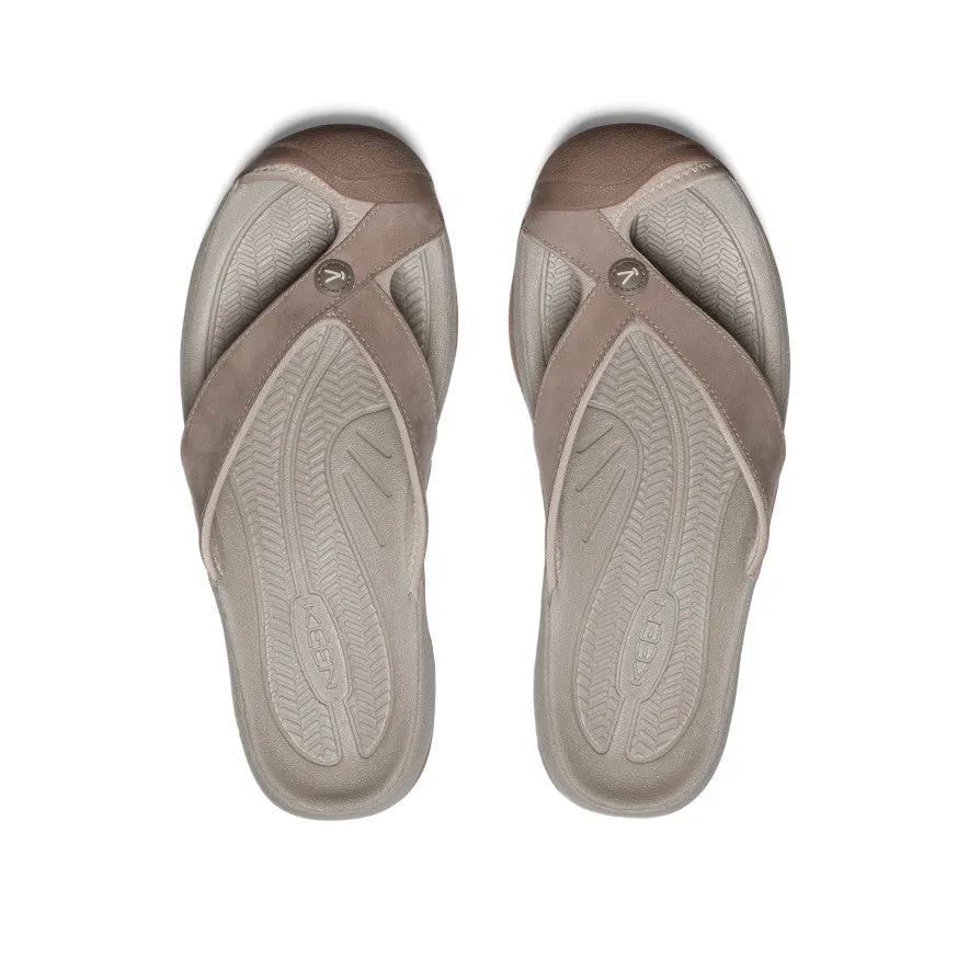 Men's Waimea Leather Flip-Flop  |  Brindle/Birch