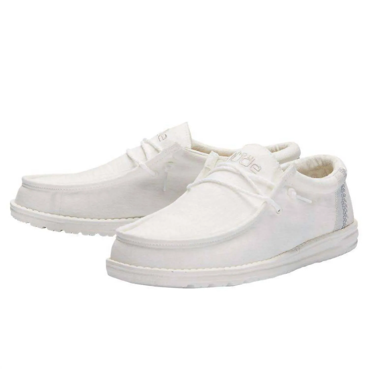 Men's Wally Linen Shoes In Natural White