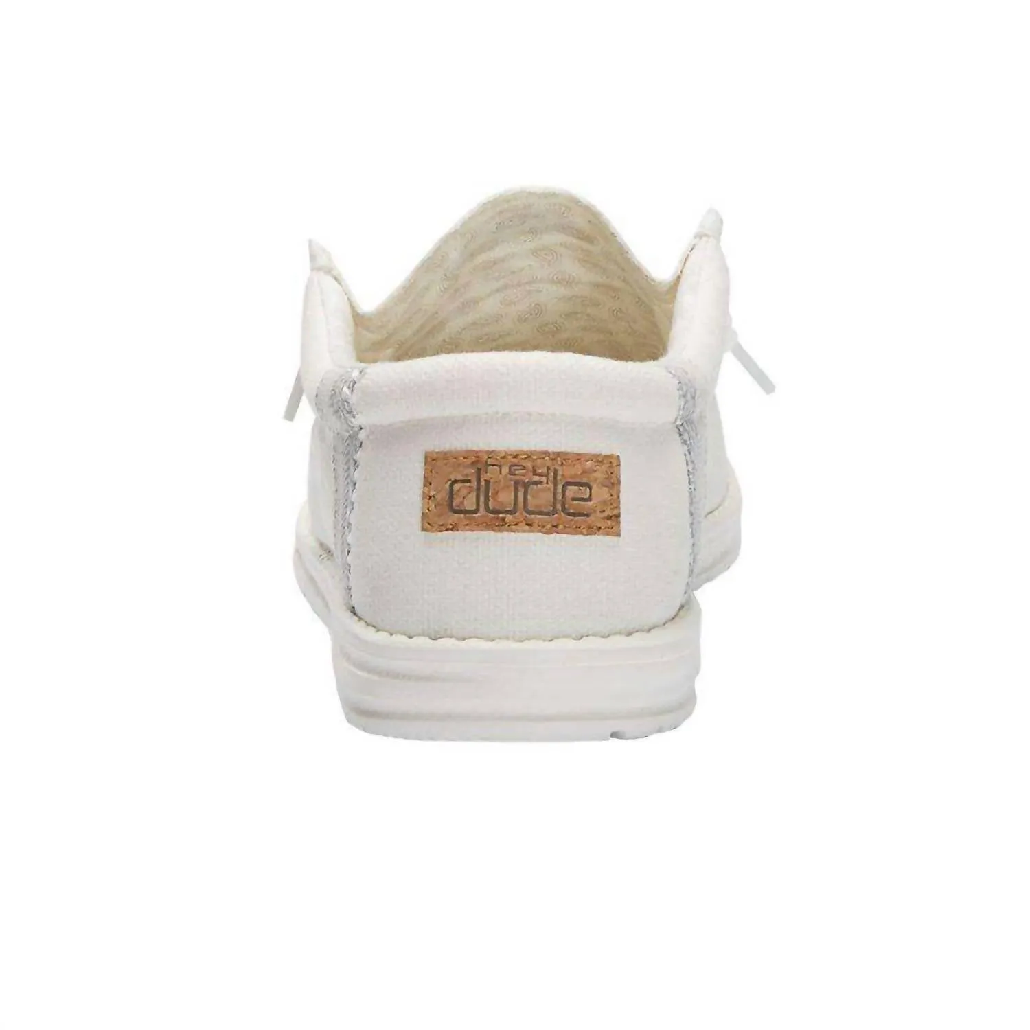 Men's Wally Linen Shoes In Natural White