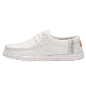Men's Wally Linen Shoes In Natural White