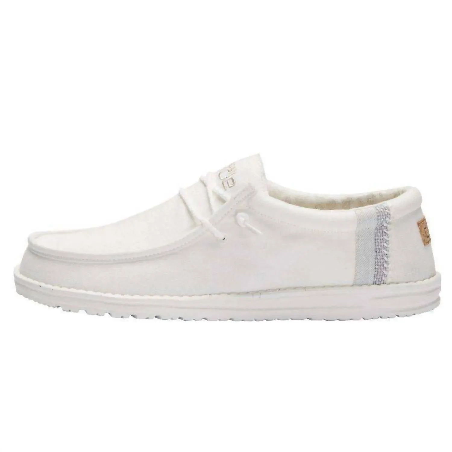 Men's Wally Linen Shoes In Natural White
