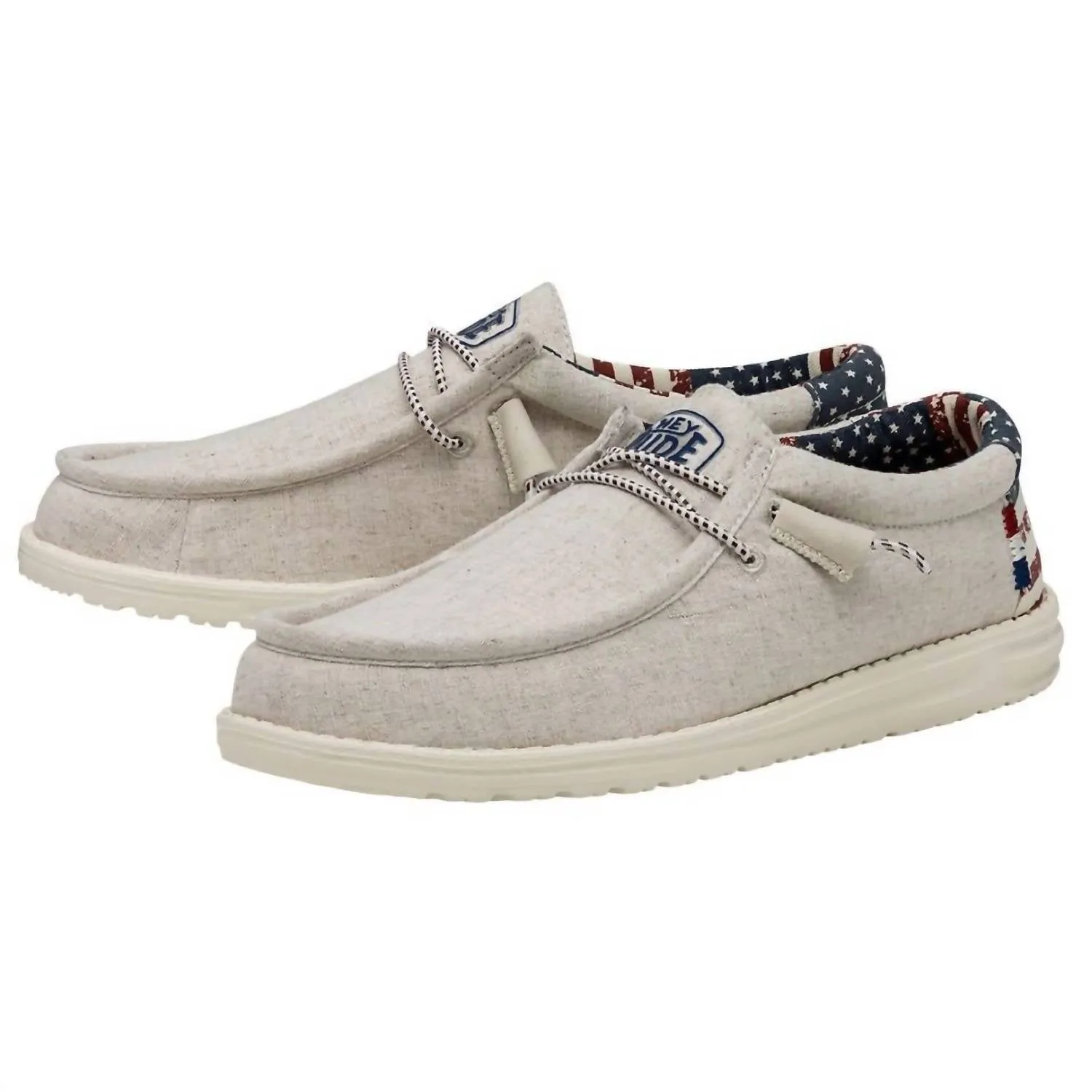 Men's Wally Patriotic Shoes In Off White