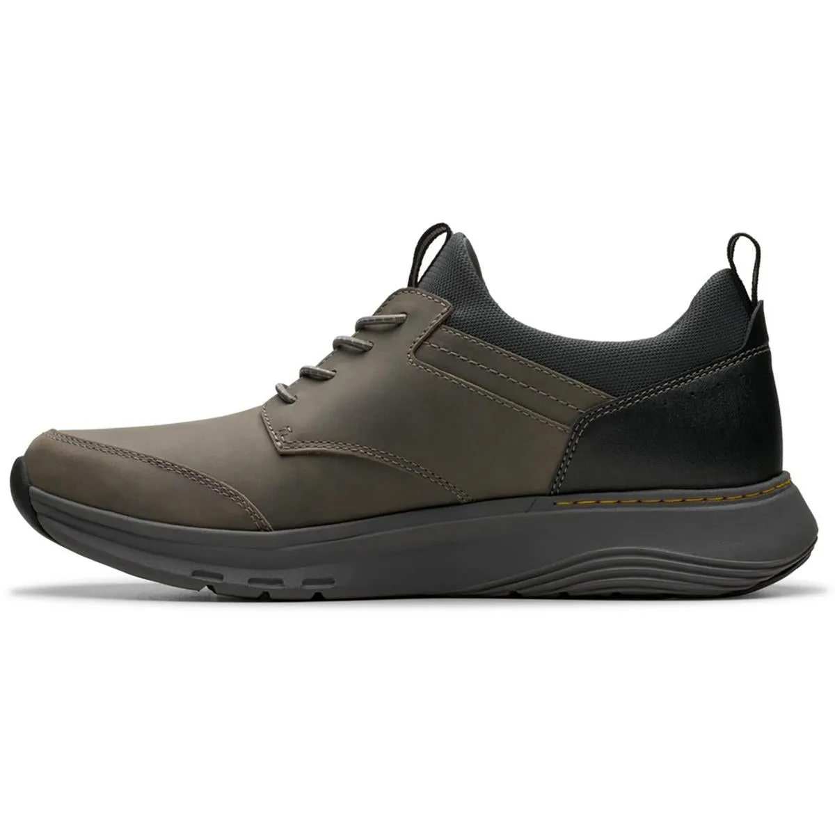 Motion Trek EZ Mens Lace-Up Leather Slip-on Shoes