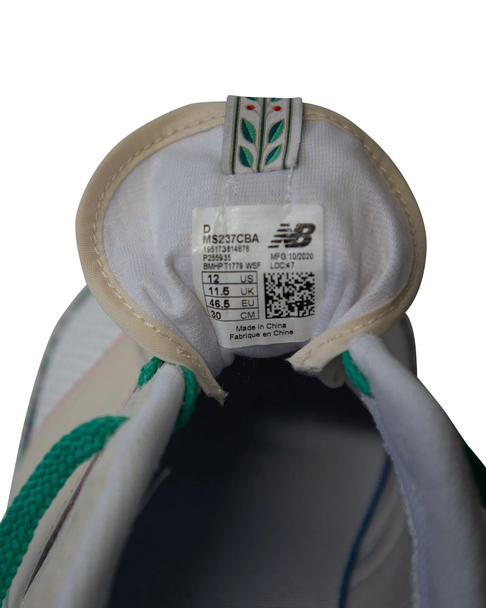 New Balance 237 Casablanca Sneakers in Munsell White Silk