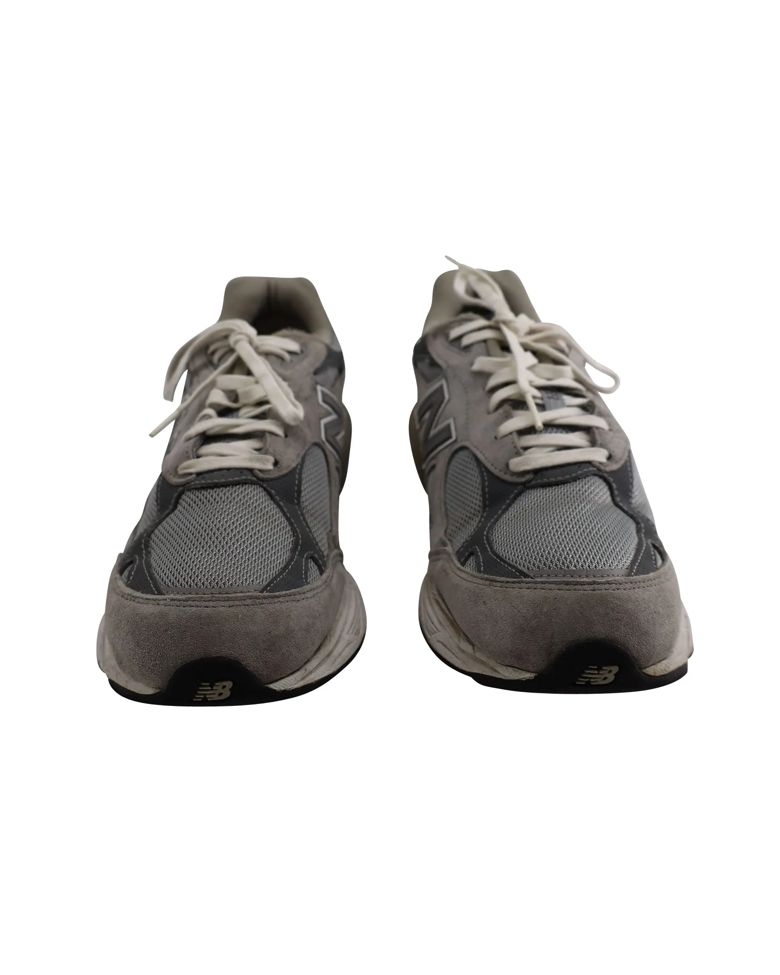 New Balance 990v3 Made in USA Sneakers in Grey White Synthetic