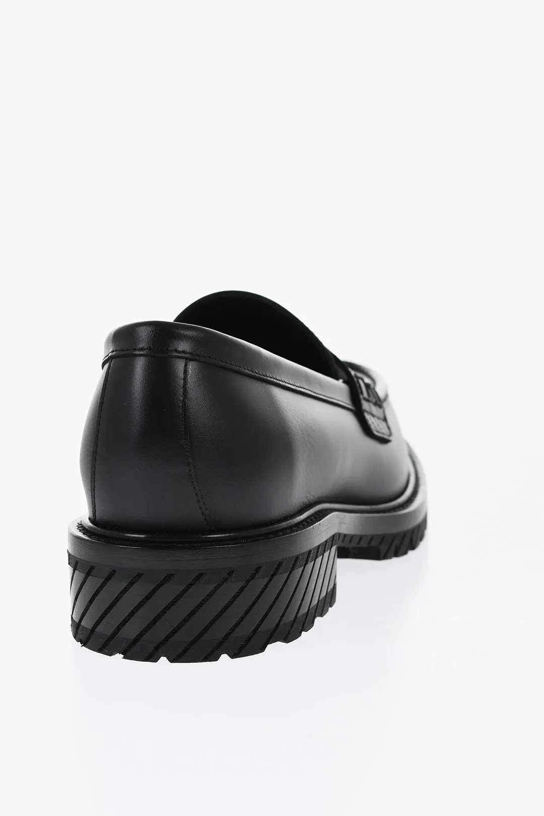 Off-White Leather Military Loafers