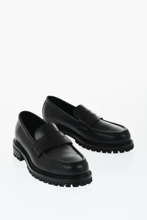 Off-White Leather Military Loafers