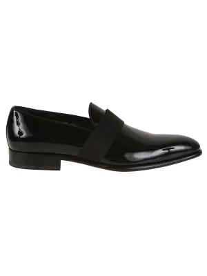 Patent Leather Moccasin With Tapered Toe Design