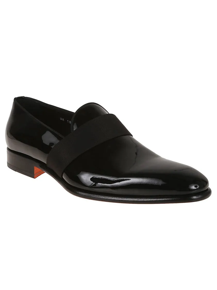 Patent Leather Moccasin With Tapered Toe Design