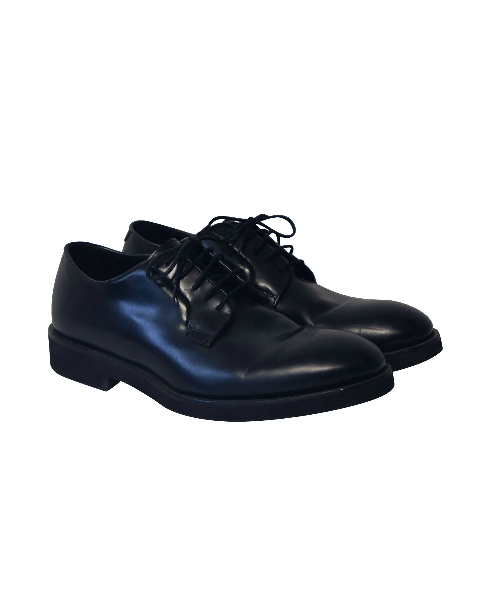 Paul Smith Ludlow Derby Shoes in Black Leather