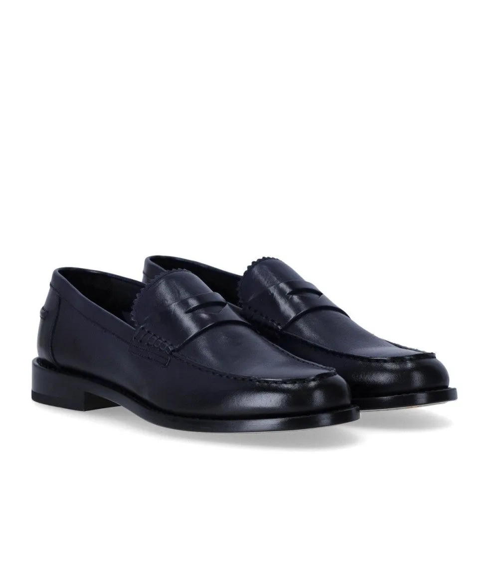 Penny Dark Blue Loafer