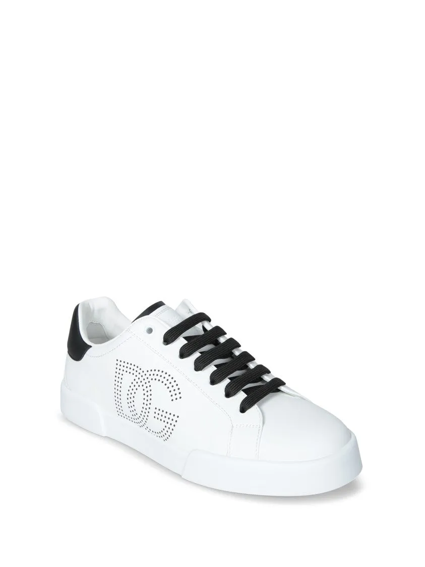 Portofino Low-Top Sneakers With Perforated Logo