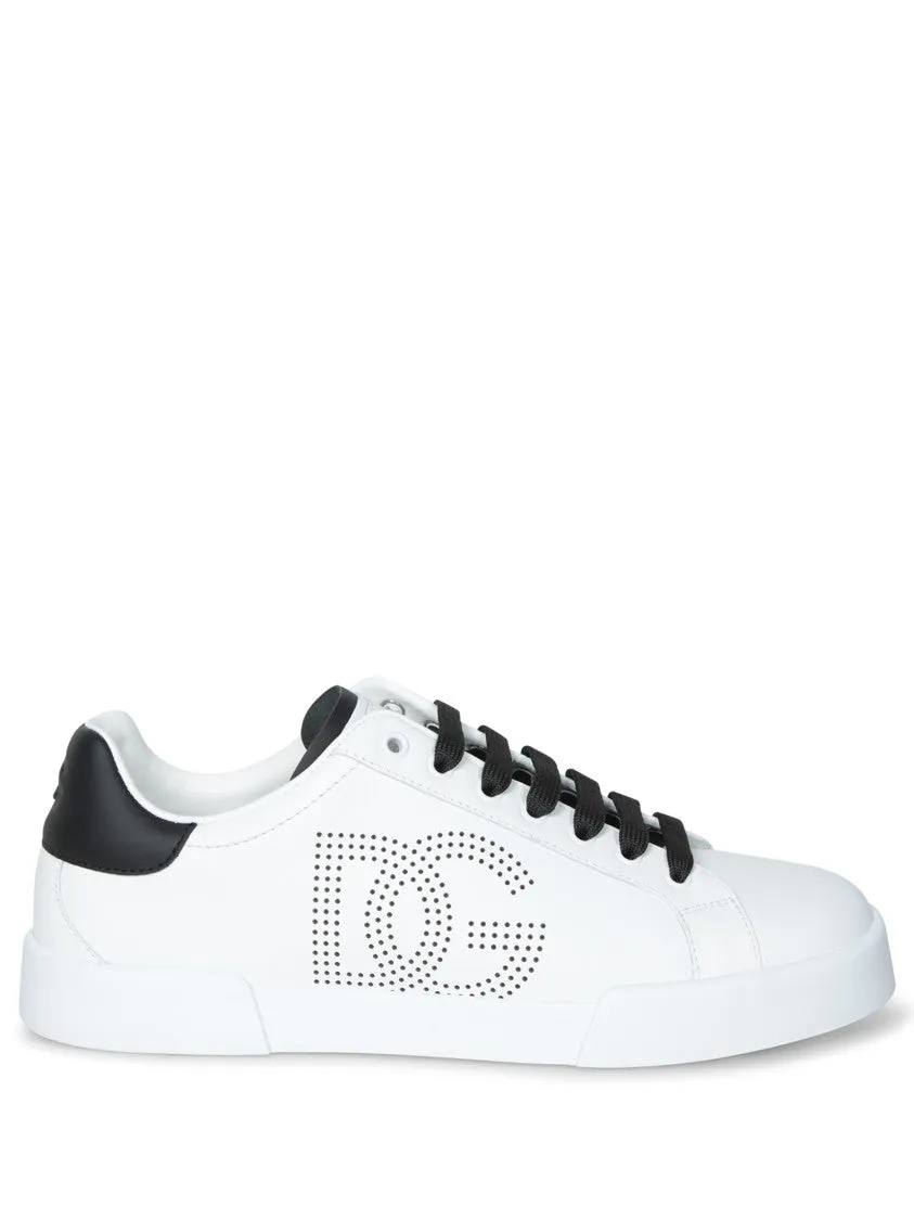 Portofino Low-Top Sneakers With Perforated Logo