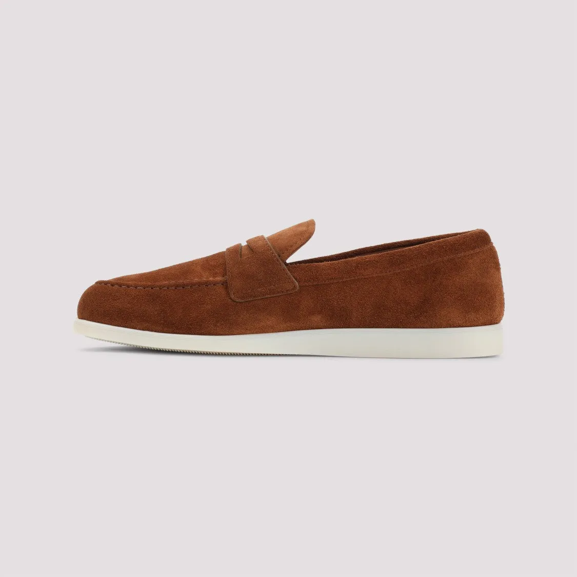 Portsmouth Brown Calf Leather Loafers