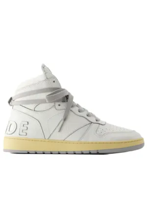Rhecess Hi Sneakers - Lea- Blanc