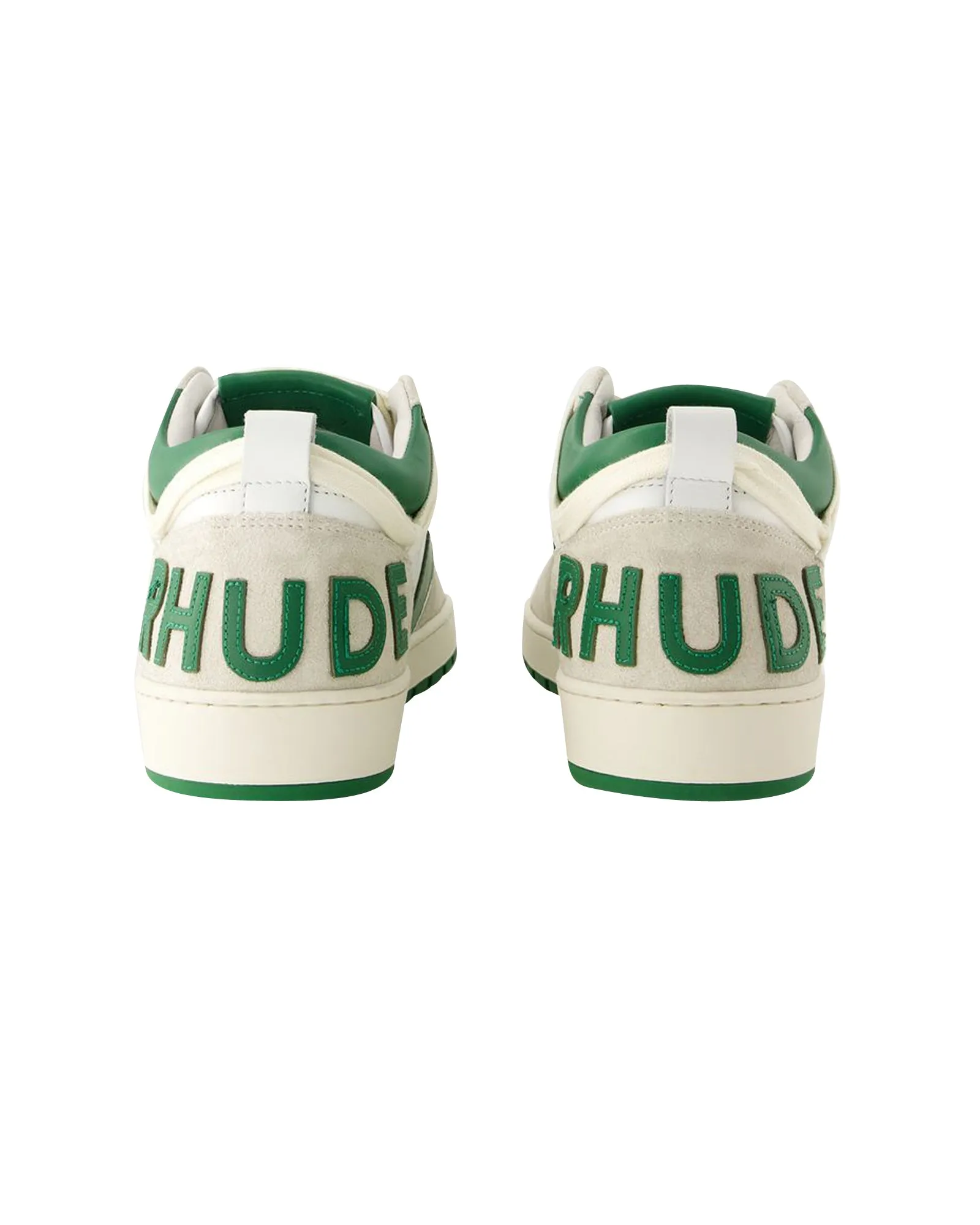 Rhecess Low Sneakers - Rhude - Leather - White/Green