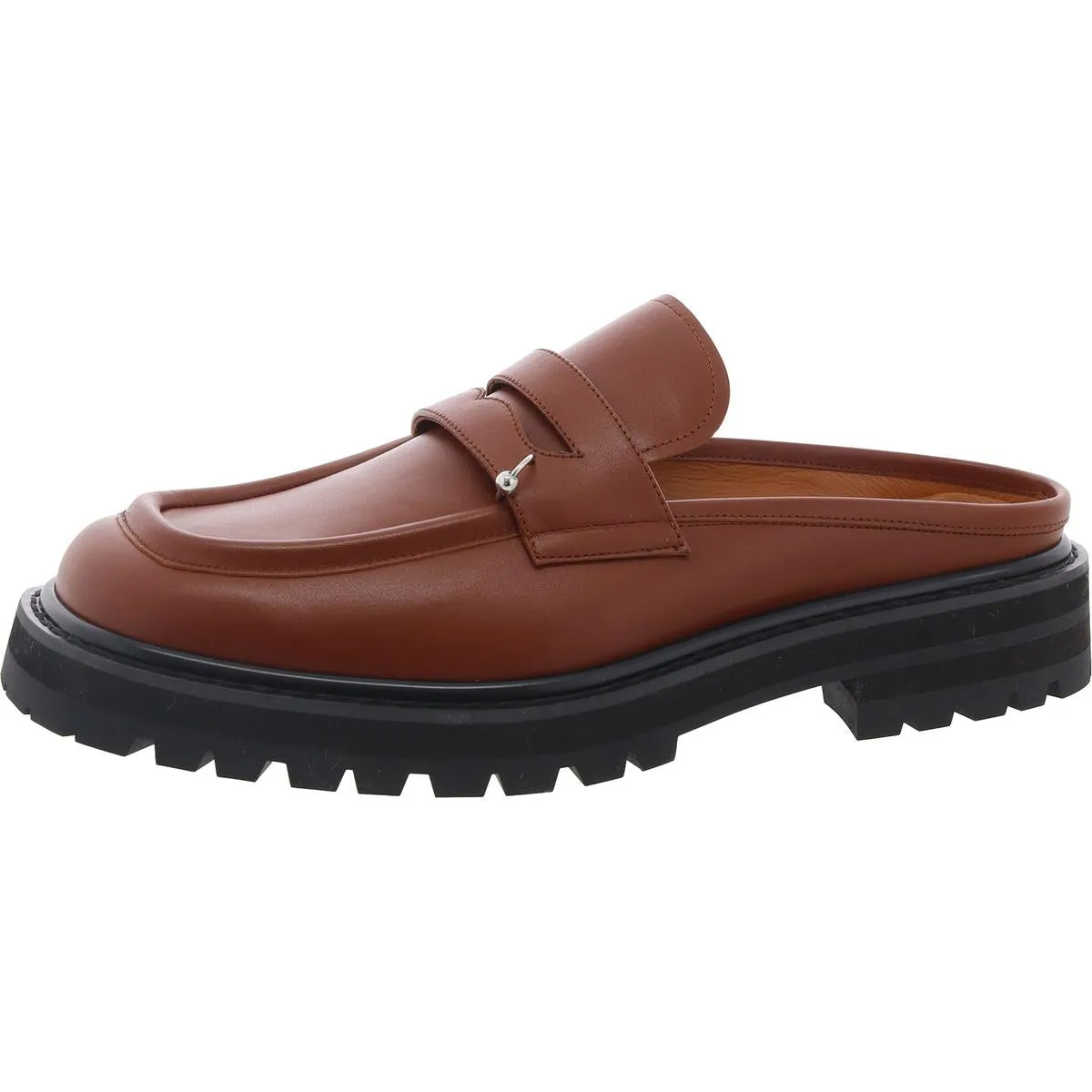 Sabot Mules Mens Leather Loafers