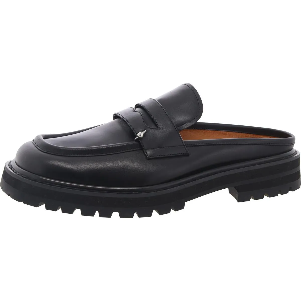 Sabot Mules Mens Leather Loafers