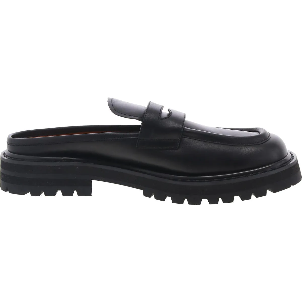 Sabot Mules Mens Leather Loafers