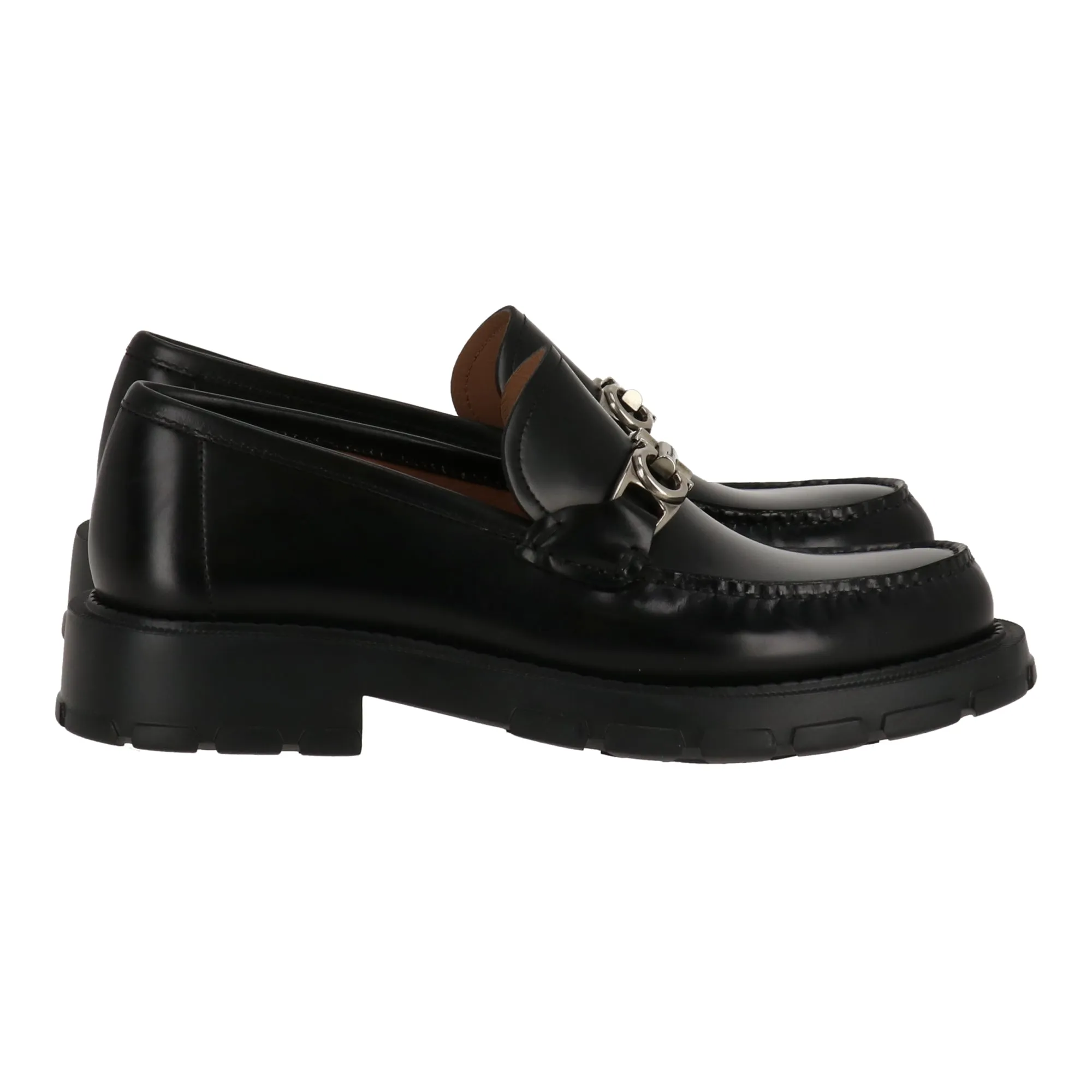 Salvatore Ferragamo Mens Black Loafer