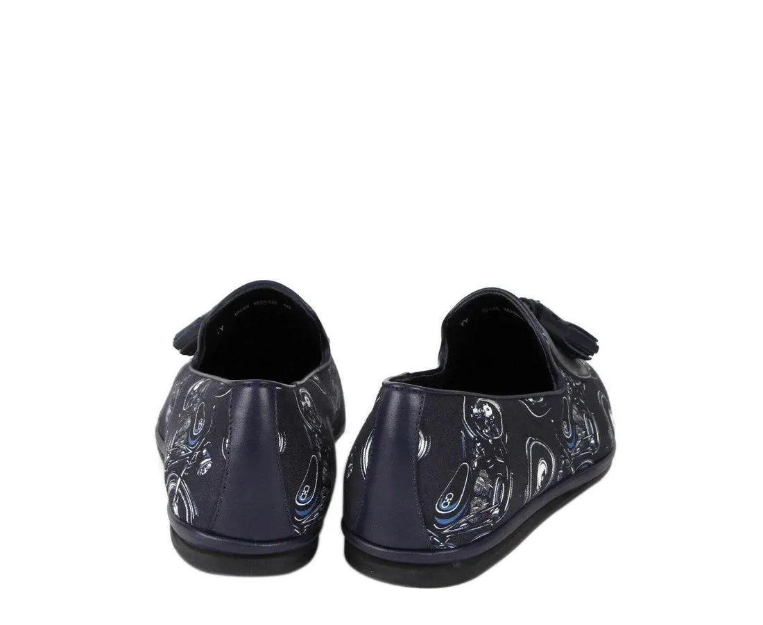 Salvatore Ferragamo Men's Fabric Tassel Loafer