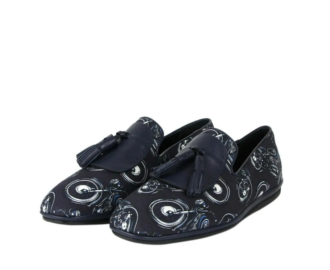 Salvatore Ferragamo Men's Fabric Tassel Loafer