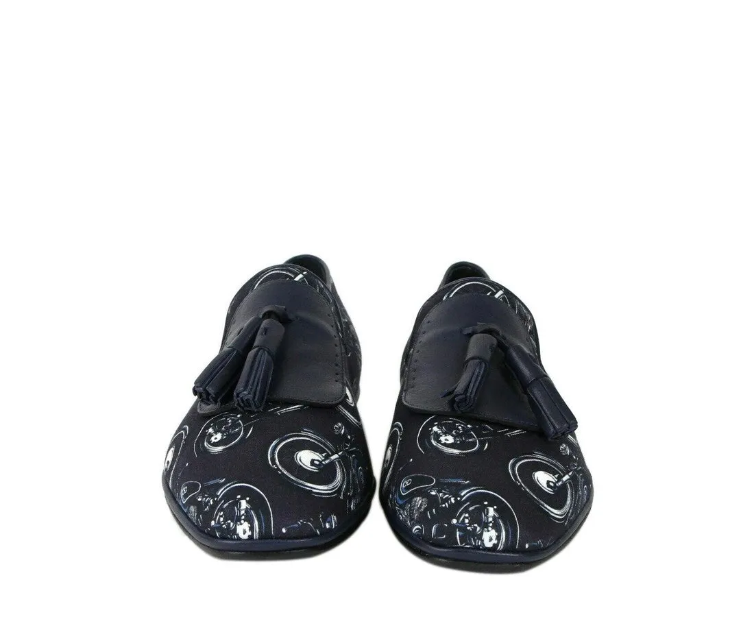 Salvatore Ferragamo Men's Fabric Tassel Loafer
