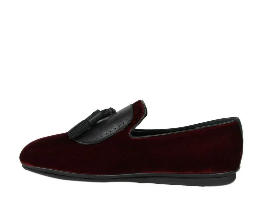 Salvatore Ferragamo Men's Velvet Tassel Loafer