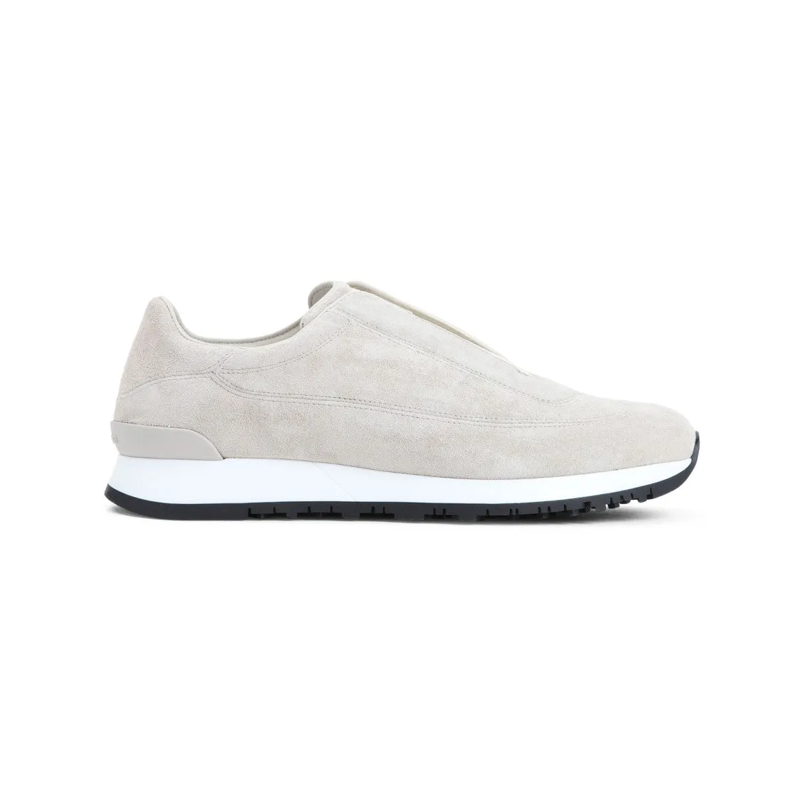 Sand Beige Suede Leather Lift Foundry Loafers