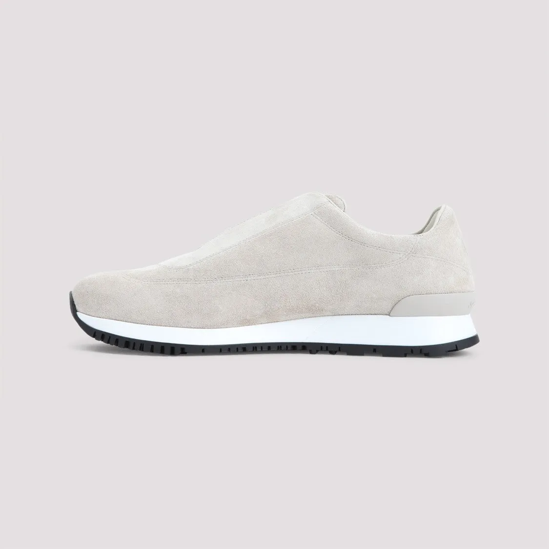 Sand Beige Suede Leather Lift Foundry Loafers