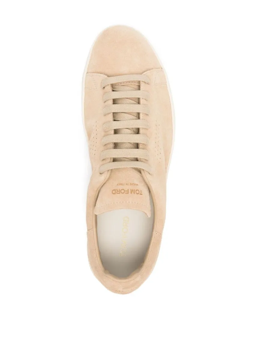 Sand Beige Suede Sneakers