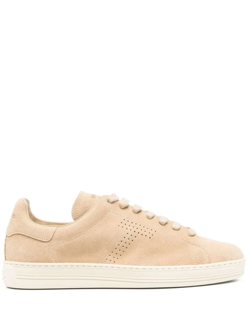 Sand Beige Suede Sneakers