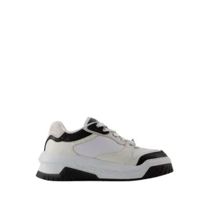 Sneakers - Leather - Black/White