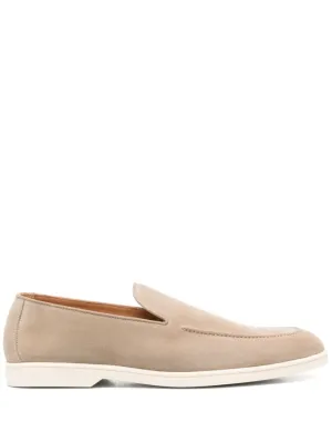 Soft Suede Moccasin With Almond Toe