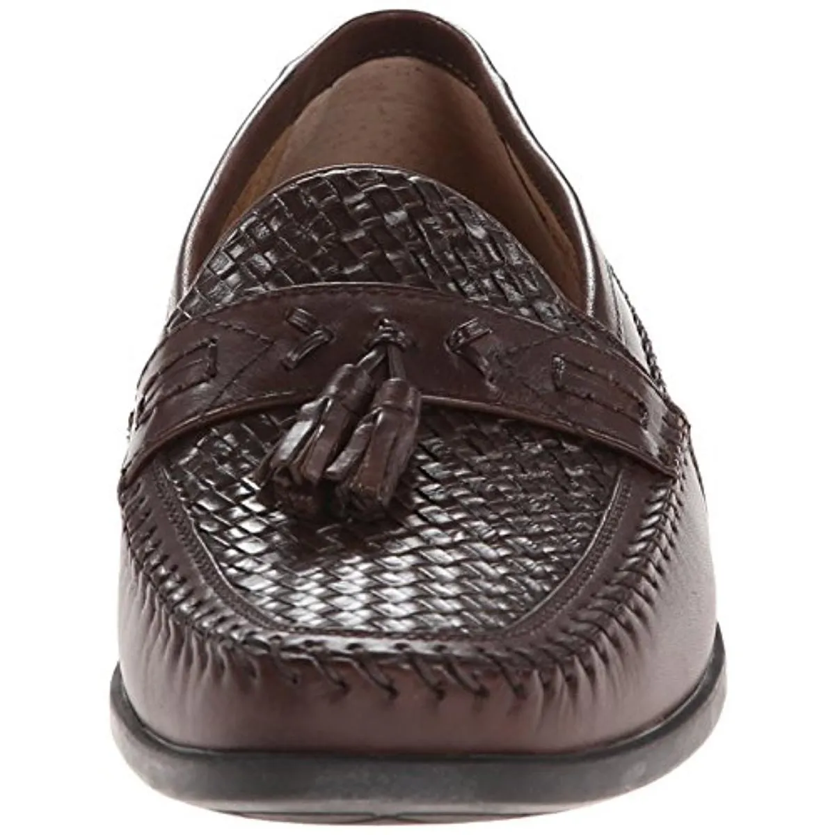 Strafford Mens Leather Tasseled Loafers