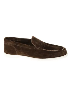 Suede Oval Flexi Loafer