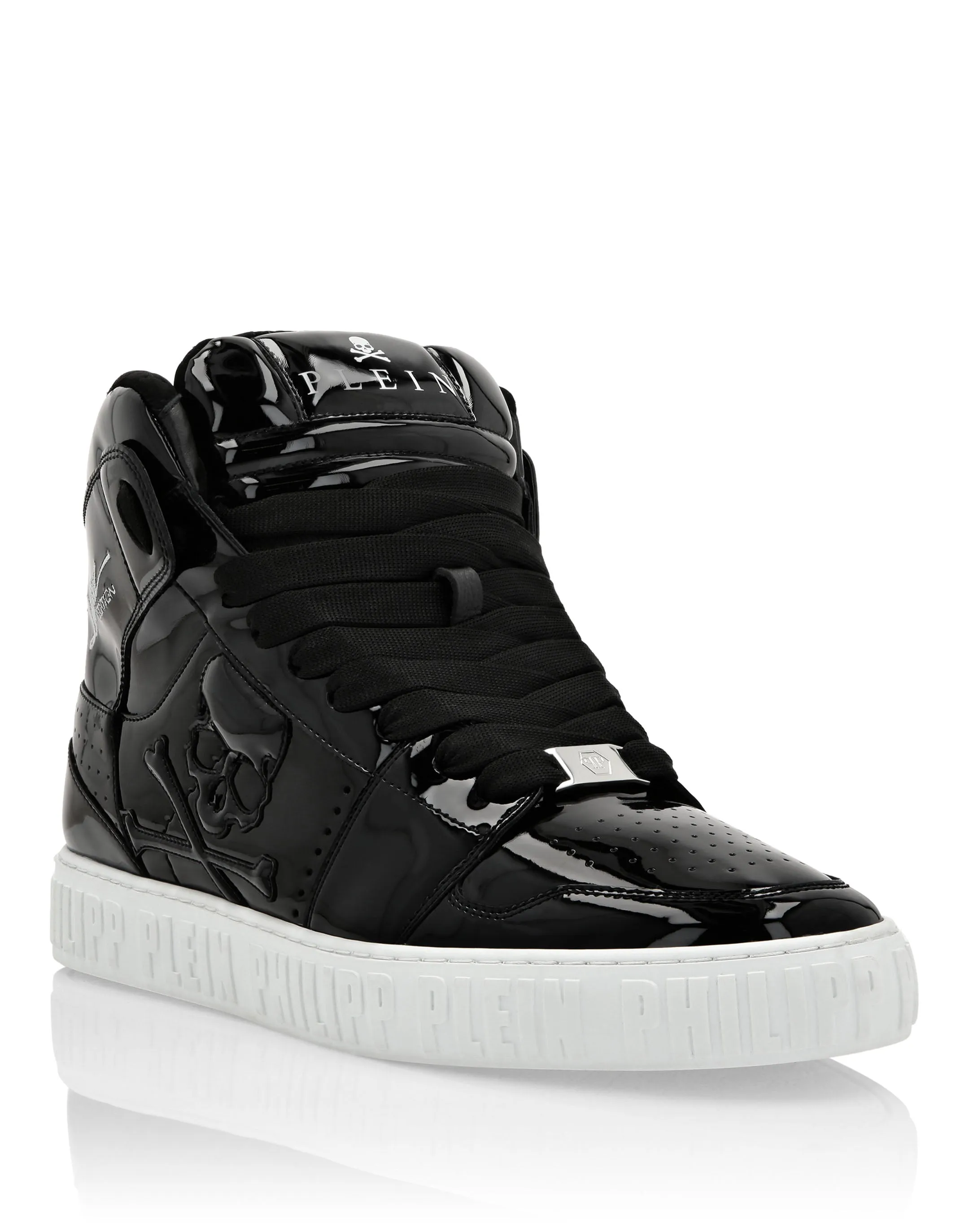 Super Street Hi-Top Sneakers Skull&amp;Bones