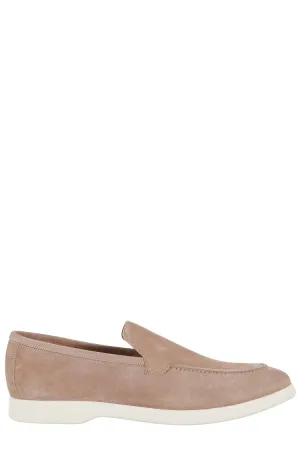 Taupe Suede Moccasin