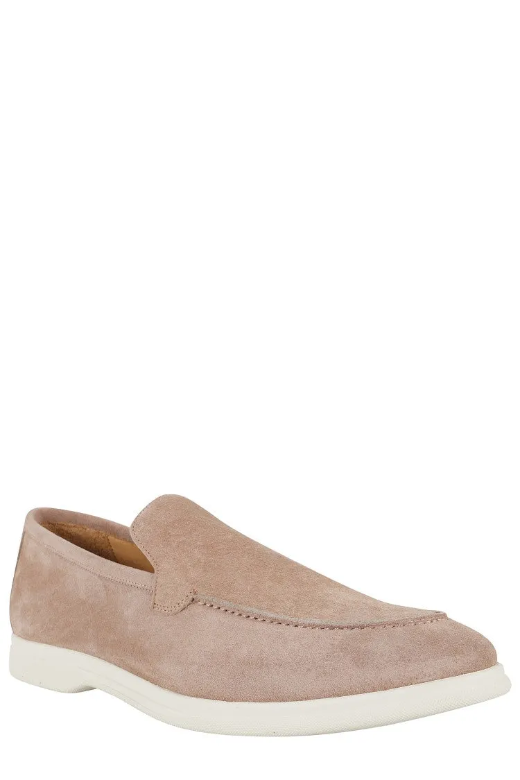 Taupe Suede Moccasin