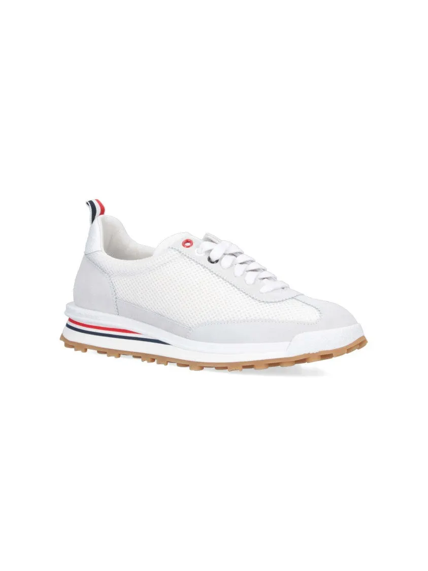 Tech Runner" Sneakers  White